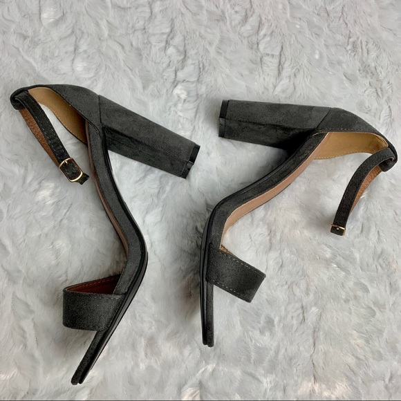 J. Adams Ankle Strap Suede Sandal - Picture 4 of 8